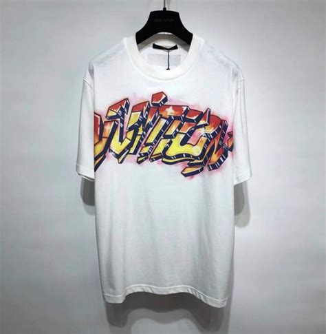 louis vuitton graffiti t shirt replica|louis vuitton collar shirt.